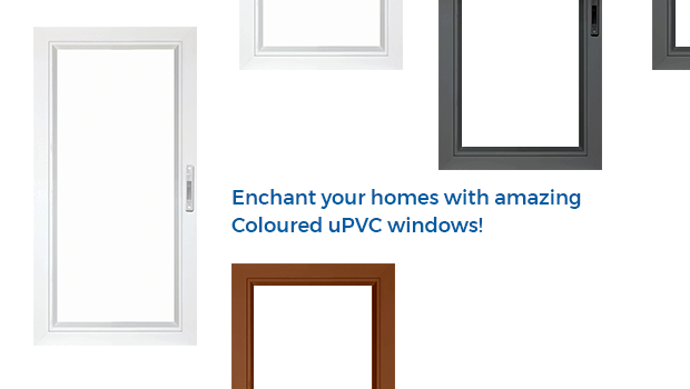 Coloured uPVC Windows from Aparna Venster