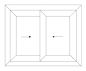 2 TRACK SLIDING WINDOW WITH/WITHOUT MESH/GRILL