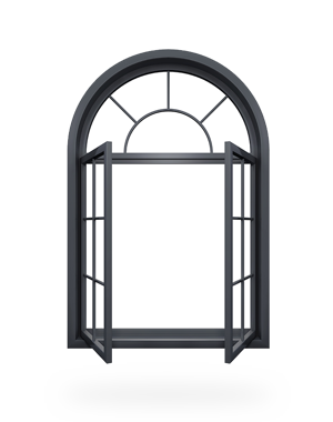 uPVC Arch window