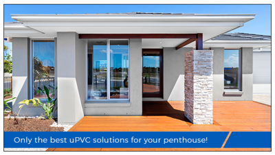 uPVC sliding windows for your dream penthouse